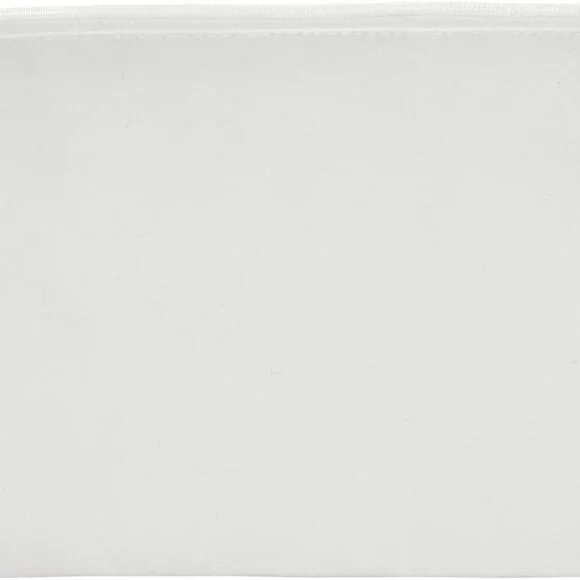 Canvas Pencil Case Pouch Set - 12-Pack, 8 x 6 in, Off White - Canvas Zip Pouches - Picture 7 of 9